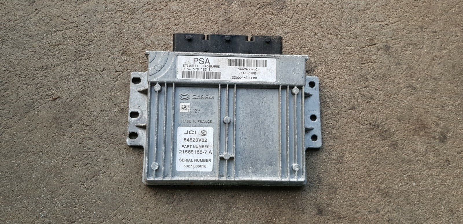 Citroen Peugeot Motorsteuergerät 9649433980 9657018380 21585166-7A PLUG&PLAY