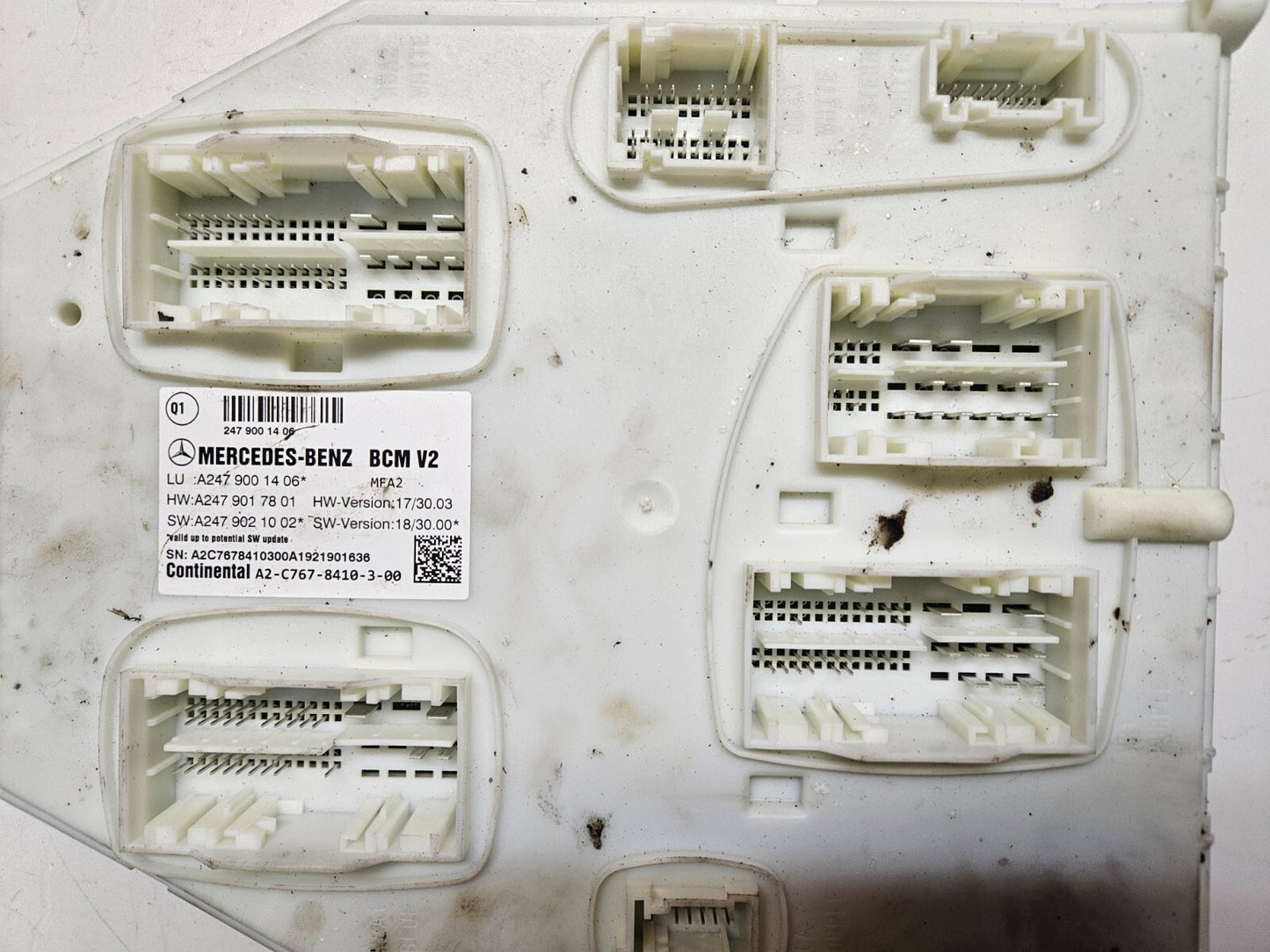 Mercedes W177 SAM Steuergerät A 2479001406 A 2479017801 ♻️