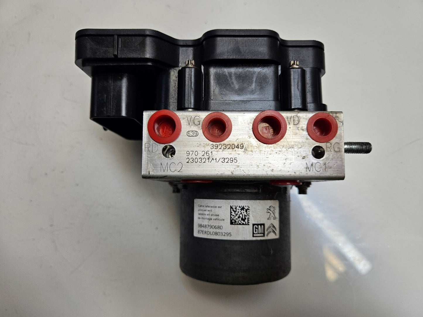 Opel Corsa Schaltg. ABS Hydraulikblock Steuergerät 9848790680 0265297311 ♻️