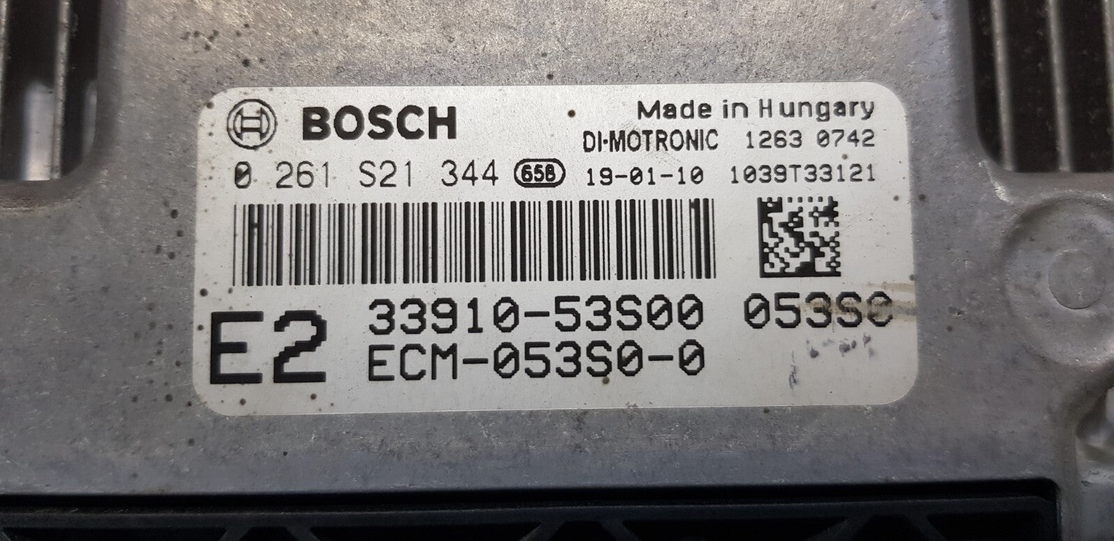 Suzuki Vitara Motorsteuergerät Steuergerät 33910-53S00 0261S21344 ♻️