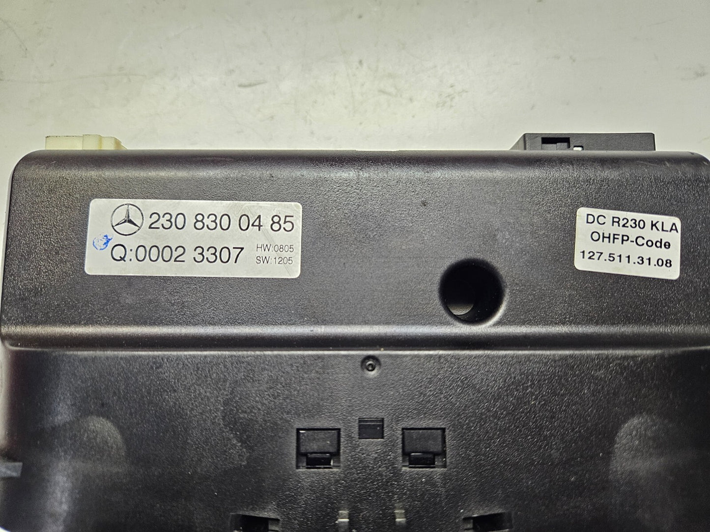 Mercedes SL R230 Klimabedienteil 2308300485 Q:0002 ♻️