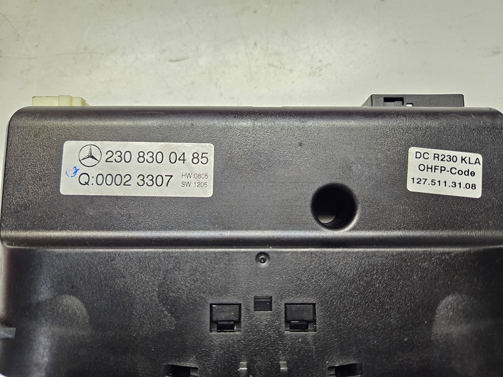 Mercedes SL R230 Klimabedienteil 2308300485 Q:0002 ♻️