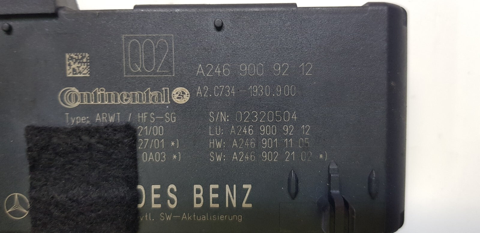 Mercedes Heckklappesteuergerät Steuergerät A 2469009212 A 2469011105