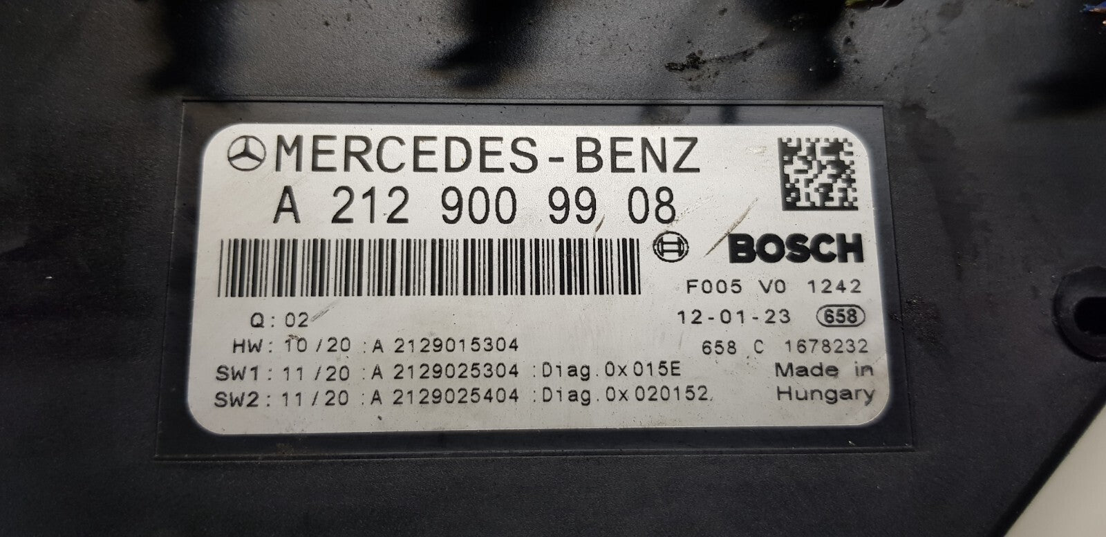 Mercedes SLK R172 SAM Steuergerät Sicherungskasten A 2129009908 A 2129015304