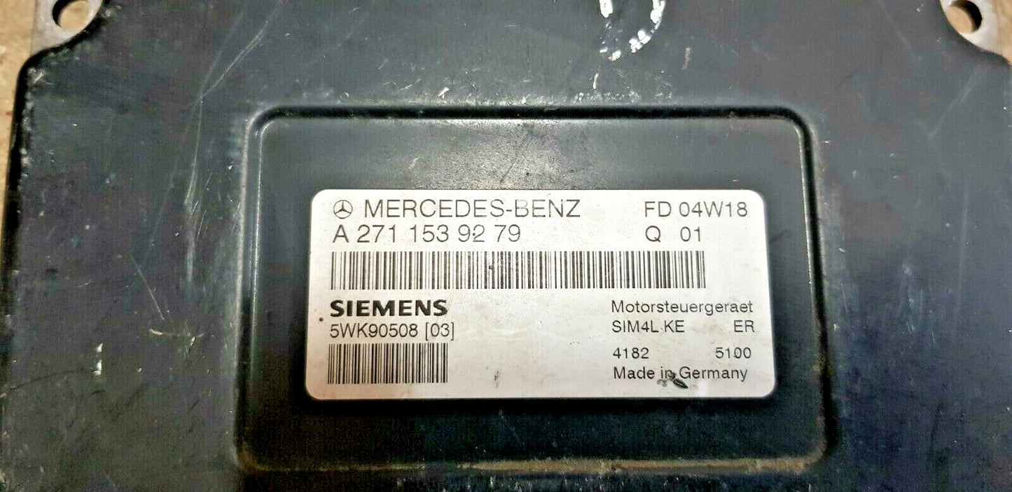 Mercedes Motorsteuergerät Steuergerät A 2711539279 5WK90508 zurückgesetzt