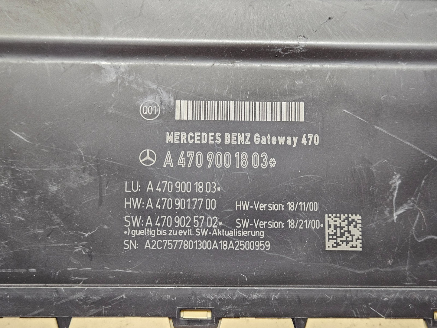 Mercedes Gateway Steuergerät A 4709001803 A 4709017700 ♻️