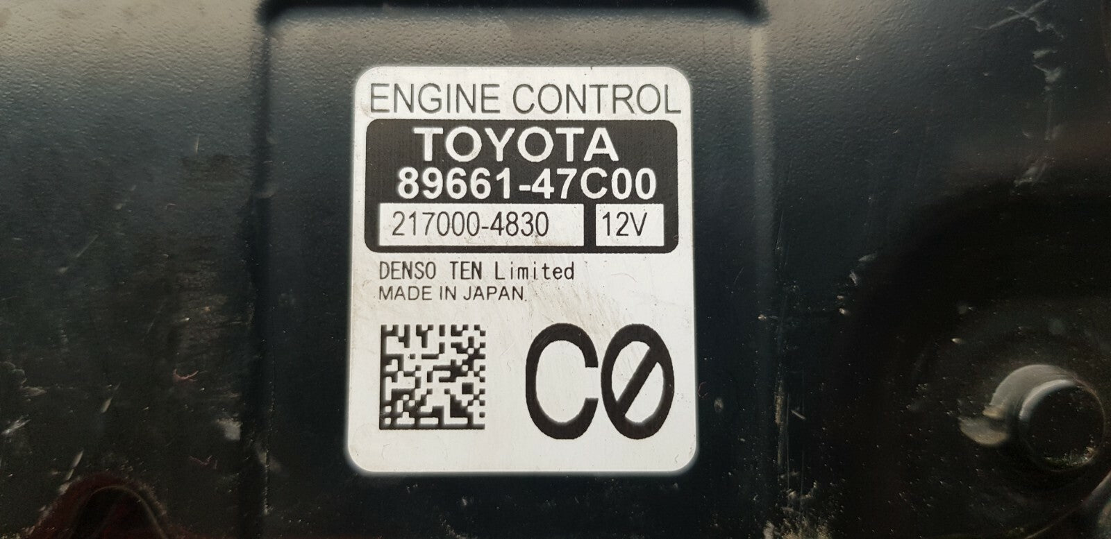 Toyota Corolla Motorsteuergerät Steuergerät 89661-47C00 217000-4830 ♻️
