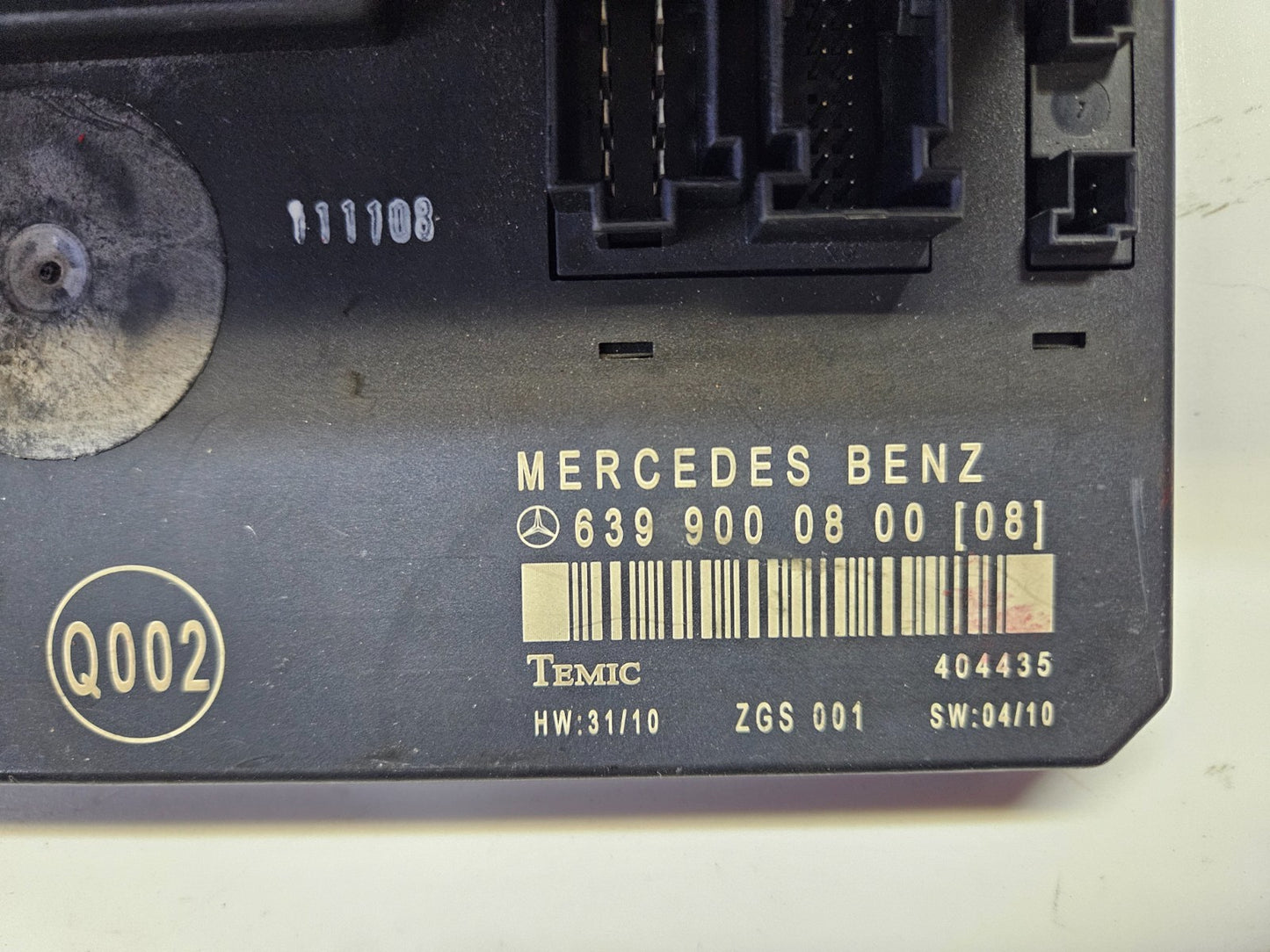 Mercedes Vito Viano W639 Sicherungskasten Steuergerät 6399000800 A 6395450801 ♻️