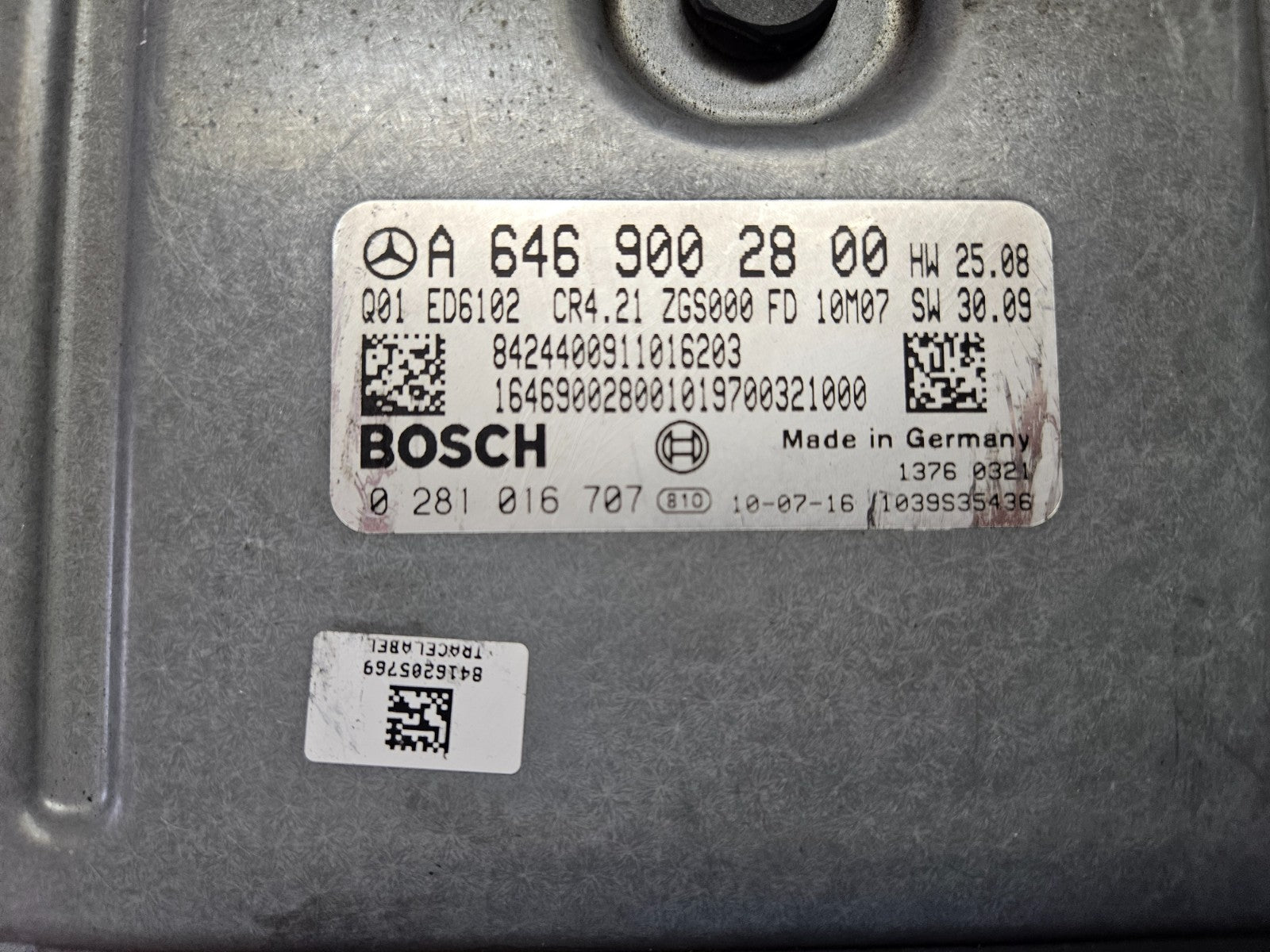 Mercedes Vito Viano Motorsteuergerät A 6469002800 0281016707 ♻️ ZURÜCKGESETZT