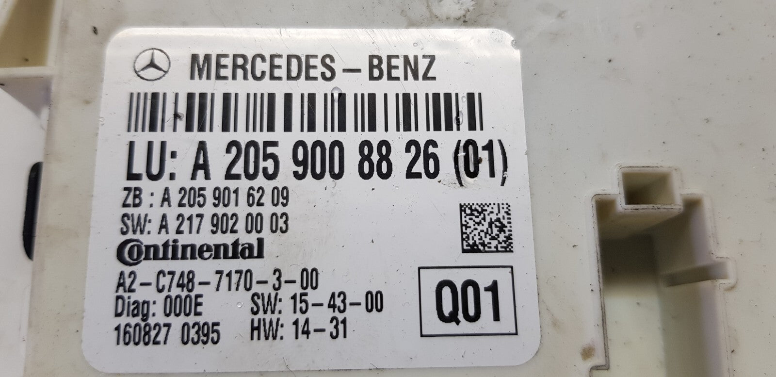 Mercedes C GLC Komfortsteuergerät Steuergerät A 2059008826 A 2059016209