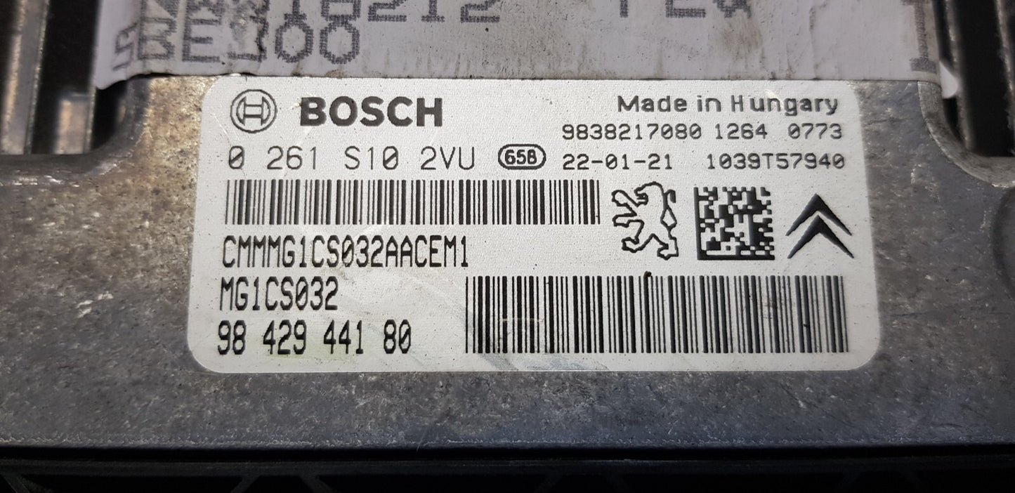 Opel Schaltg. Motorsteuergerät Steuergerät 0261S102VU 9842944180