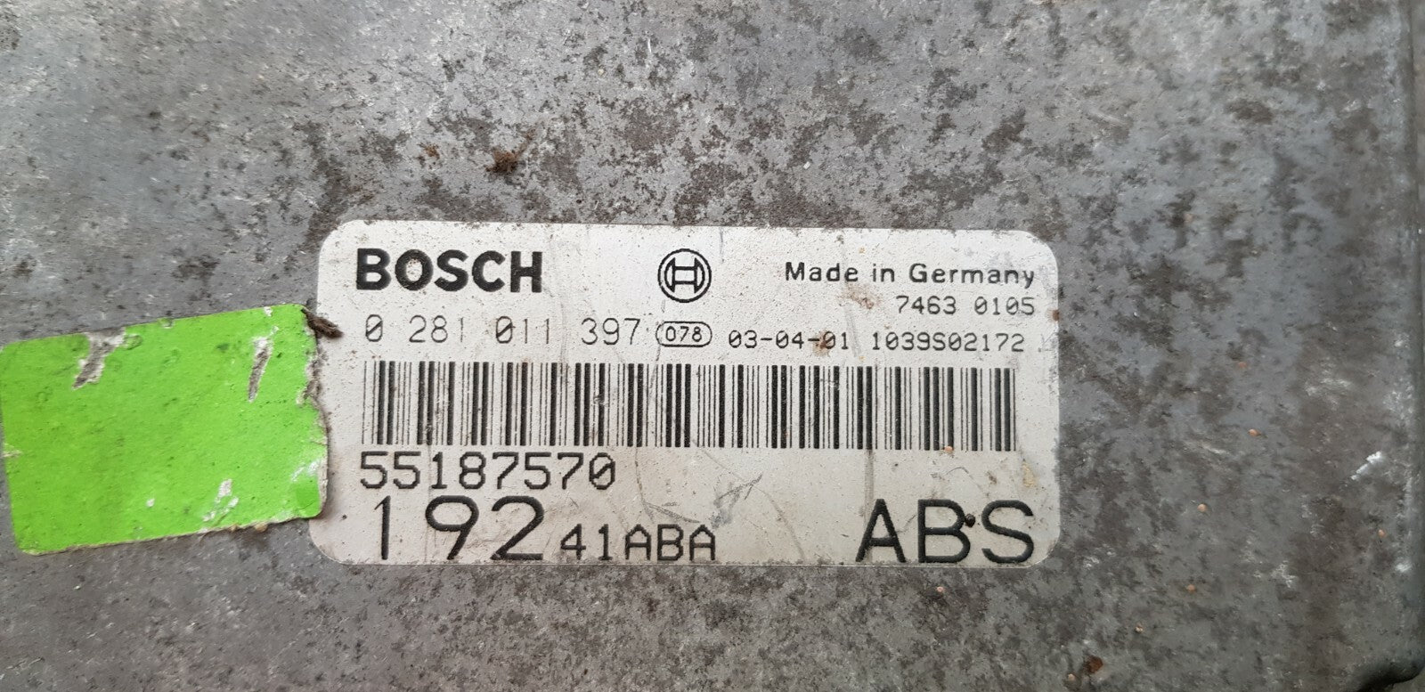 Fiat Stilo Motorsteuergerät Steuergerät 0281011397 55187570 PLUG&PLAY