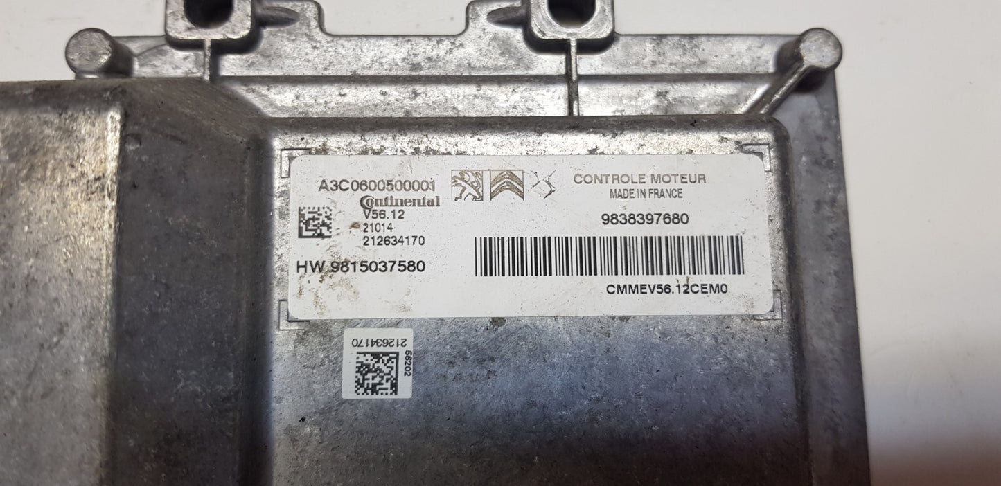 Citroen C3 Schaltg. Motorsteuergerät Steuergerät 9838397680 9815037580