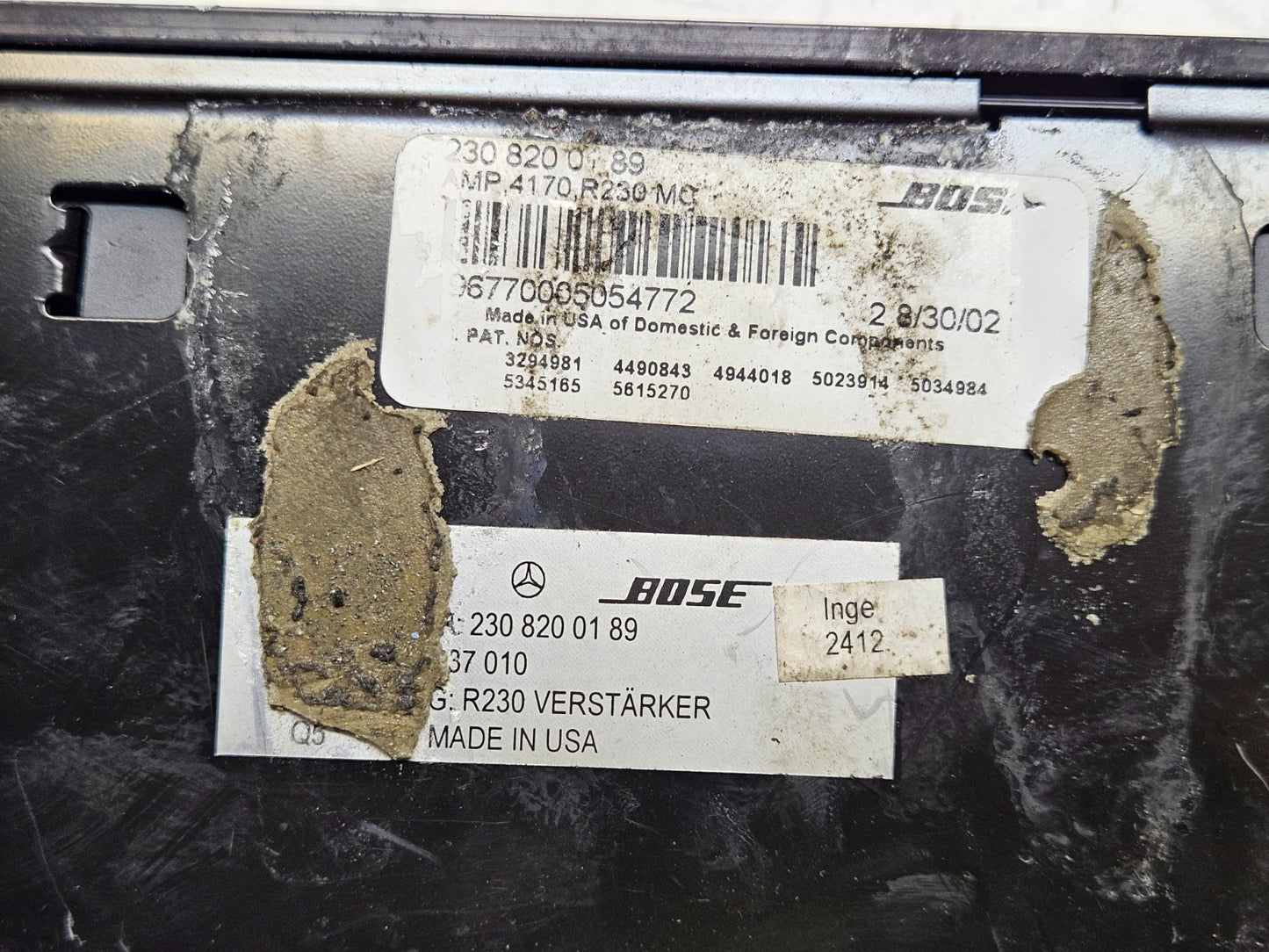 Mercedes SL R230 Bose Verstärker A 2308200189 ♻️