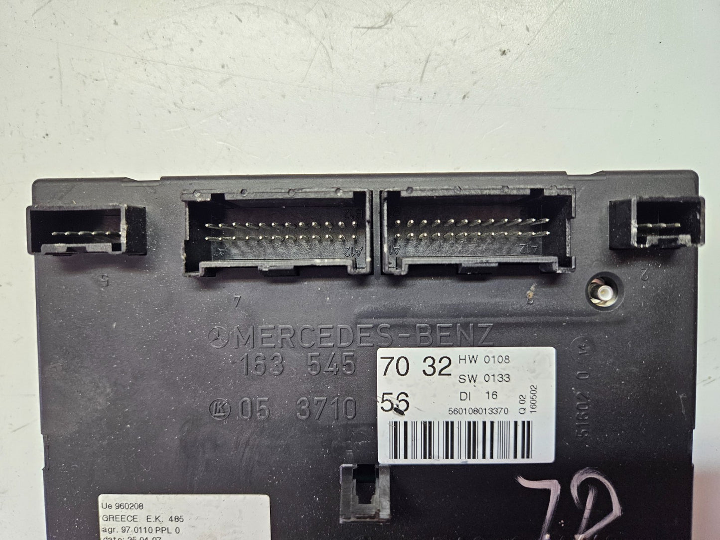 Mercedes ML W163 SAM Steuergerät 1635457032 ♻️