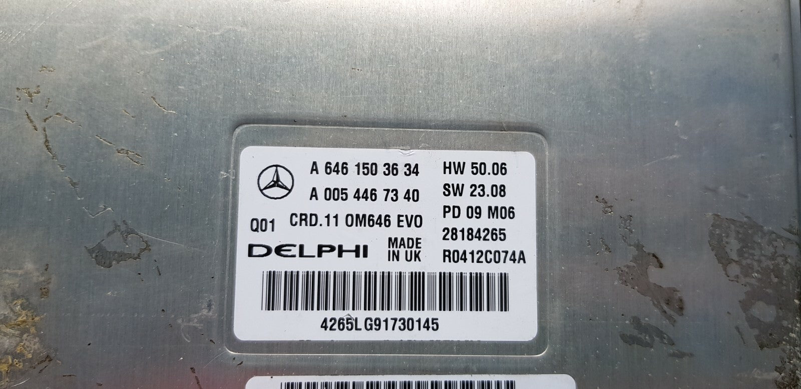 Mercedes Motorsteuergerät mit Wegfahrsperre A 6461503634 A 0054467340