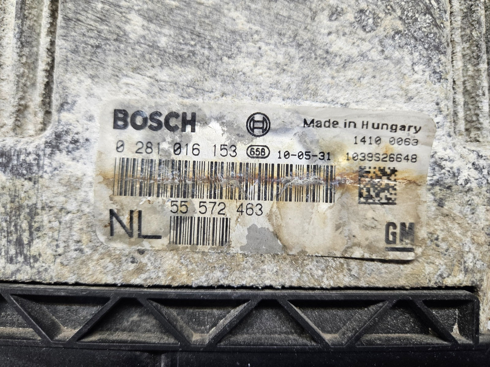 Saab Motorsteuergerät Steuergerät 55572463 0281016153 ♻️