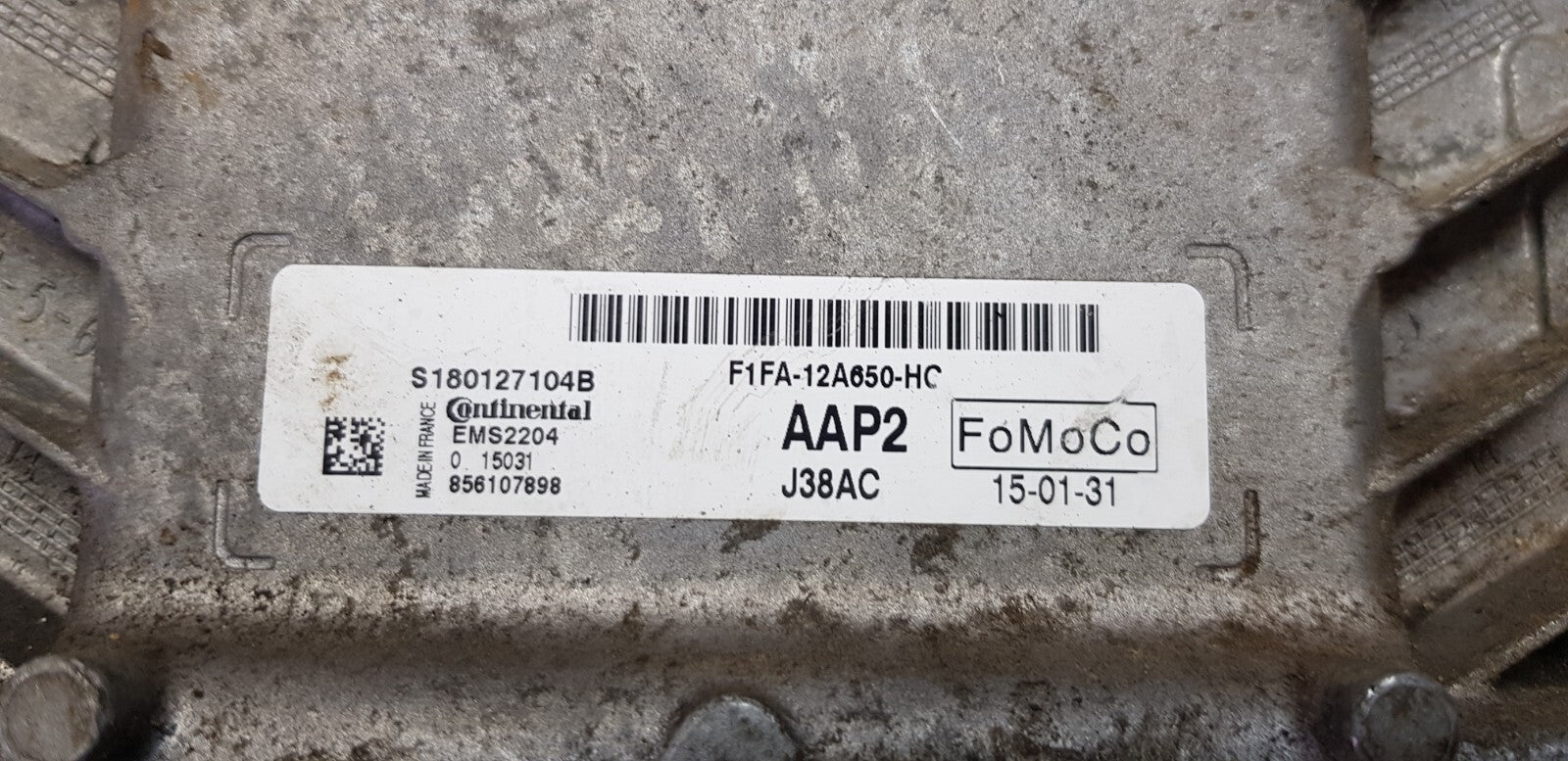 Ford Focus Motorsteuergerät Steuergerät F1FA-12A650-HC S180127104B