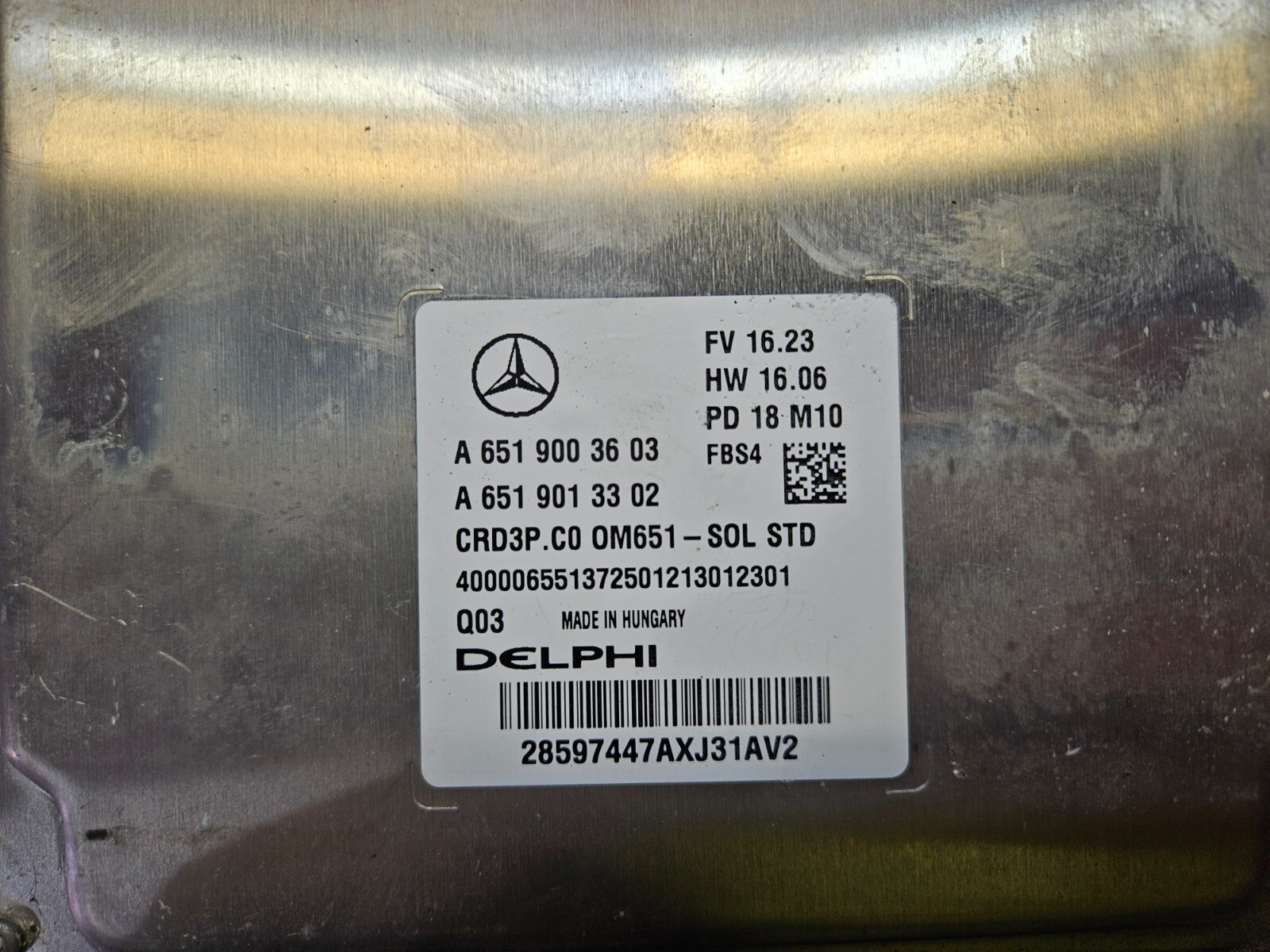 Mercedes Sprinter W907 W910 Motorsteuergerät mit Wegfahrsperre A 6519003603 ♻️