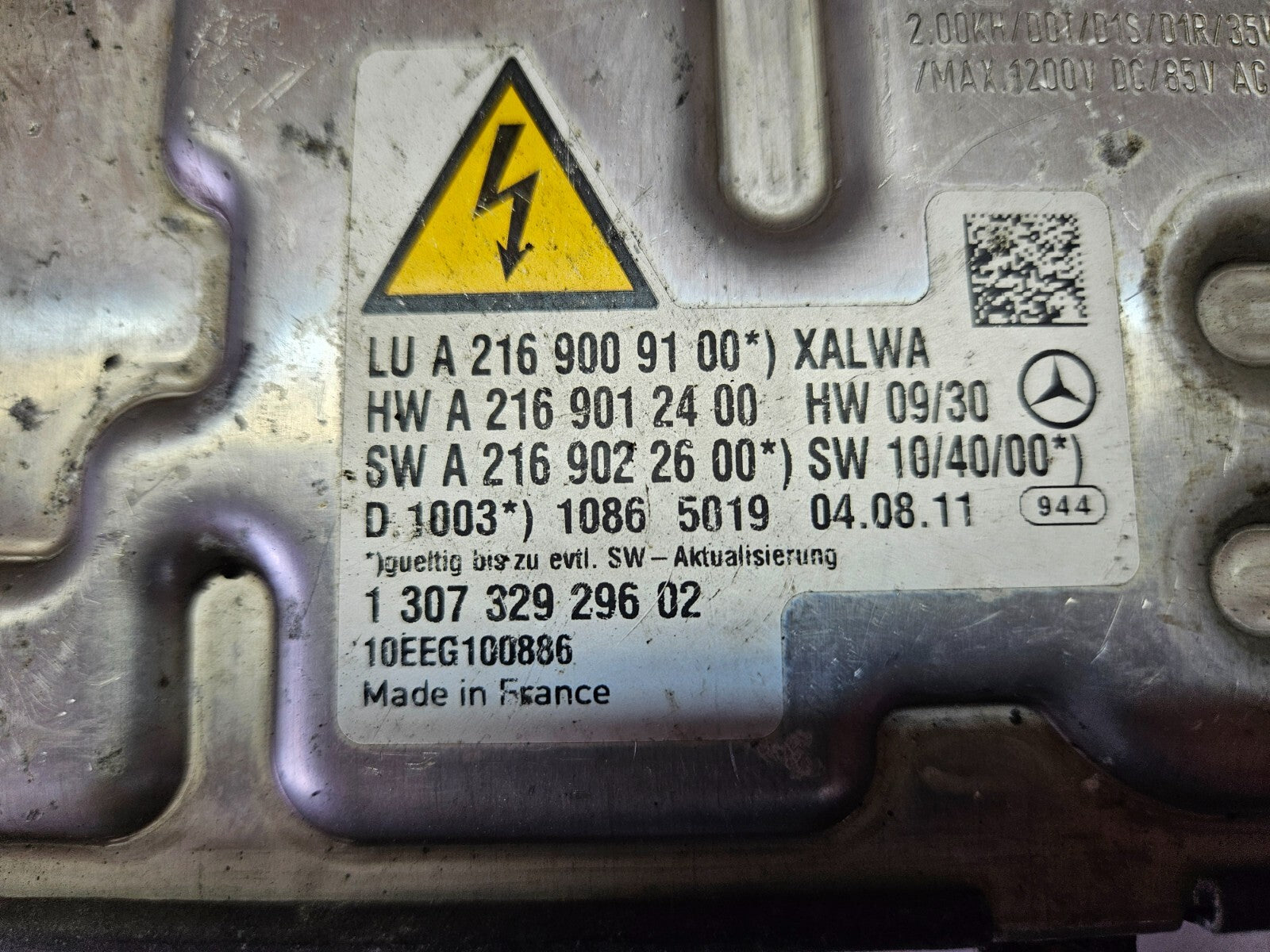 Mercedes W216 W221 Xenon Scheinwerfer Steuergerät A 2169009100 A 2169012400 ♻️