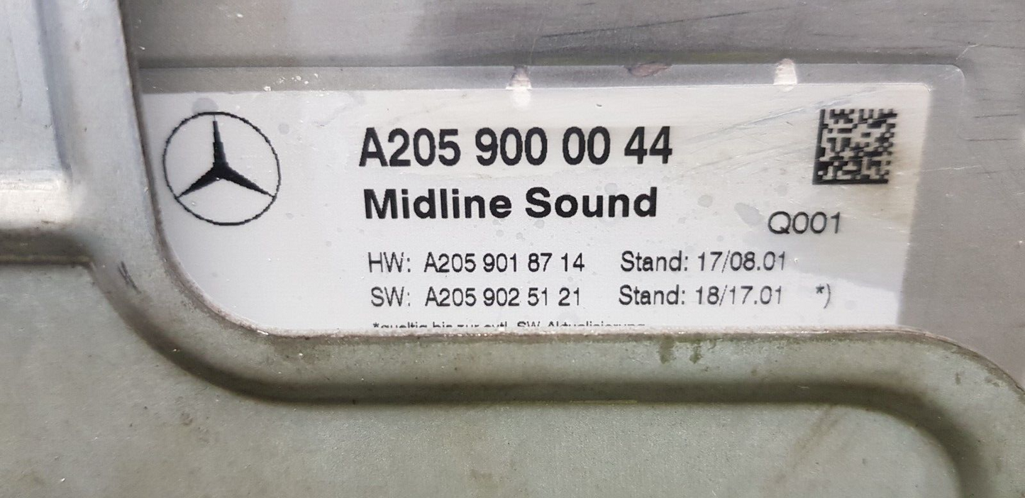 Mercedes W205 Verstärker Audio Steuergerät A 2059000044 A 2059018714