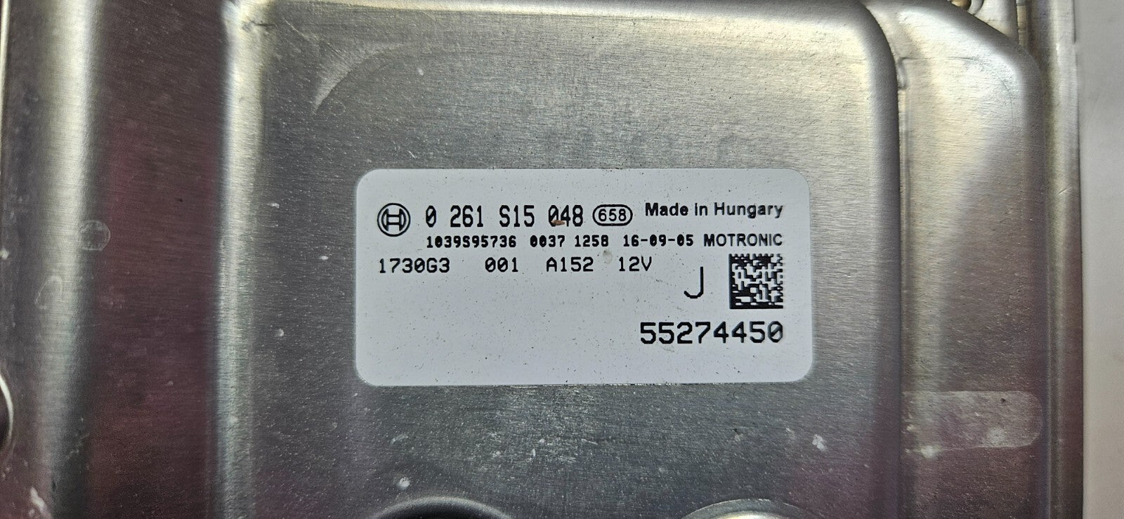 Fiat 500 Motorsteuergerät Steuergerät 0261S15048 55274450