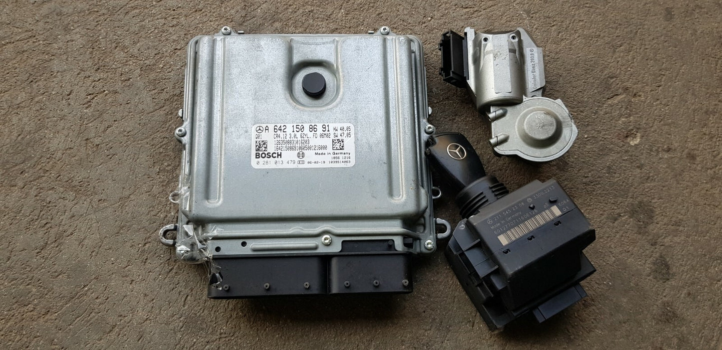 Mercedes Motorsteuergerät mit Wegfahrsperre A 6421508691 0281013479