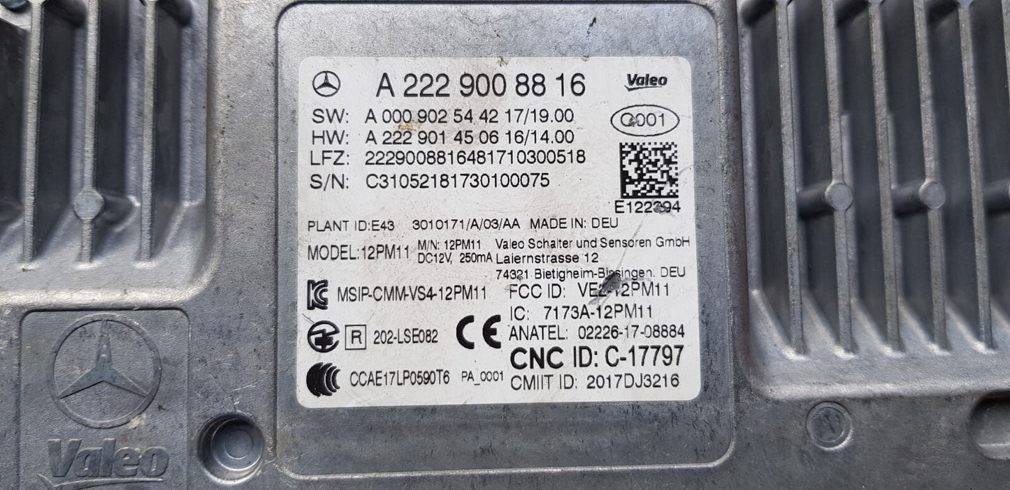 Mercedes W217 W222 Steuergerät A 2229008816 A 2229014506